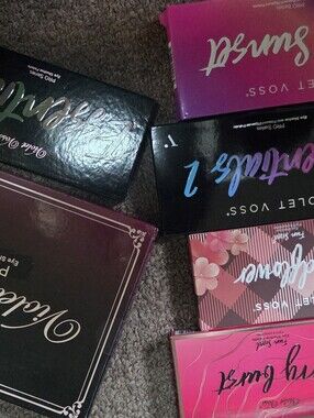 Violet Voss Assorted Pink and Black Eyeshadow Palettes